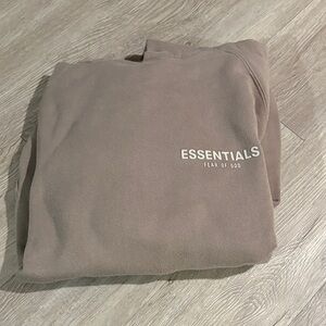 Essentials Men's Tan Hoodie